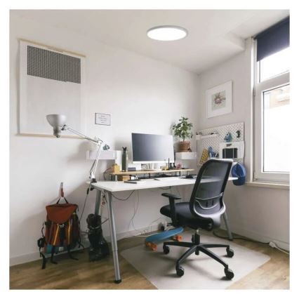 Φωτιστικό οροφής LED FLORI LED/18W/230V 4000K λευκό διάμετρος 29 cm