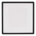 Φωτιστικό οροφής LED FLORI LED/18W/230V 4000K μαύρο 29x29 cm