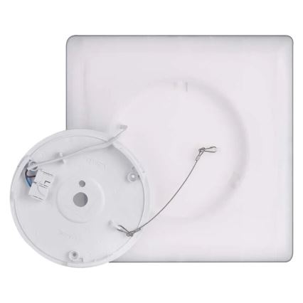 Φωτιστικό οροφής LED FLORI LED/18W/230V 4000K μαύρο 29x29 cm