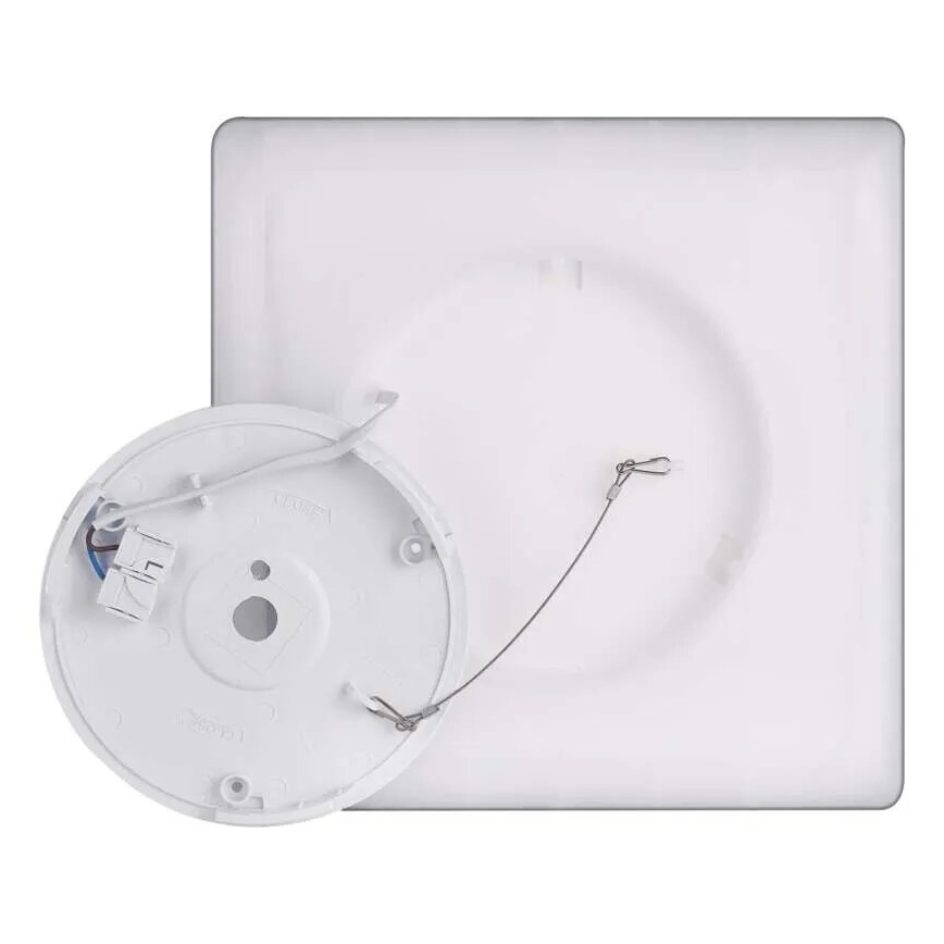 Φωτιστικό οροφής LED FLORI LED/18W/230V 4000K μαύρο 29x29 cm
