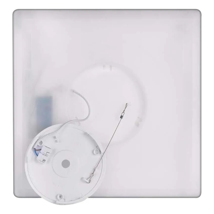 Φωτιστικό οροφής LED FLORI LED/22W/230V 4000K μαύρο 42x42 cm