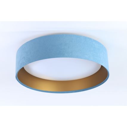 Φωτιστικό οροφής LED GALAXY 1xLED/24W/230V διάμ. 44 εκ. μπλε/χρυσό