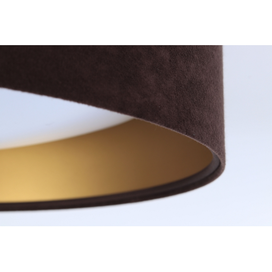 Φωτιστικό οροφής LED GALAXY LED/24W/230V διάμ. 44 εκ. καφέ/χρυσό