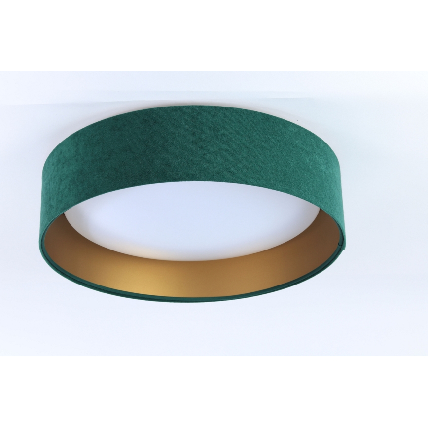 Φωτιστικό οροφής LED GALAXY LED/24W/230V διάμ. 44 εκ. πράσινο/χρυσό