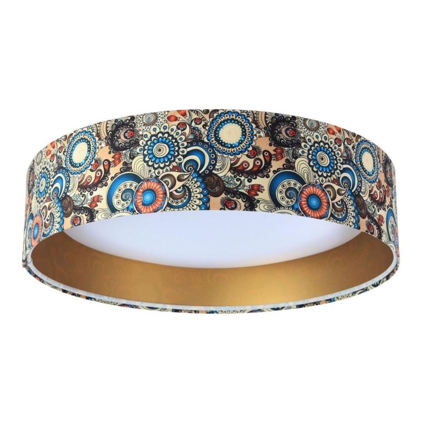 Φωτιστικό οροφής LED GALAXY LED/24W/230V διάμ. 44 εκ. πολύχρωμο/χρυσό