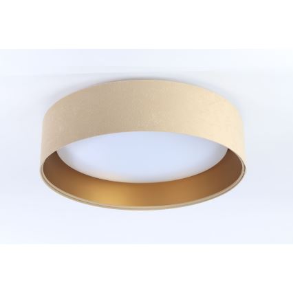 Φωτιστικό οροφής LED GALAXY LED/24W/230V διάμ. 44 cm μπεζ/χρυσό