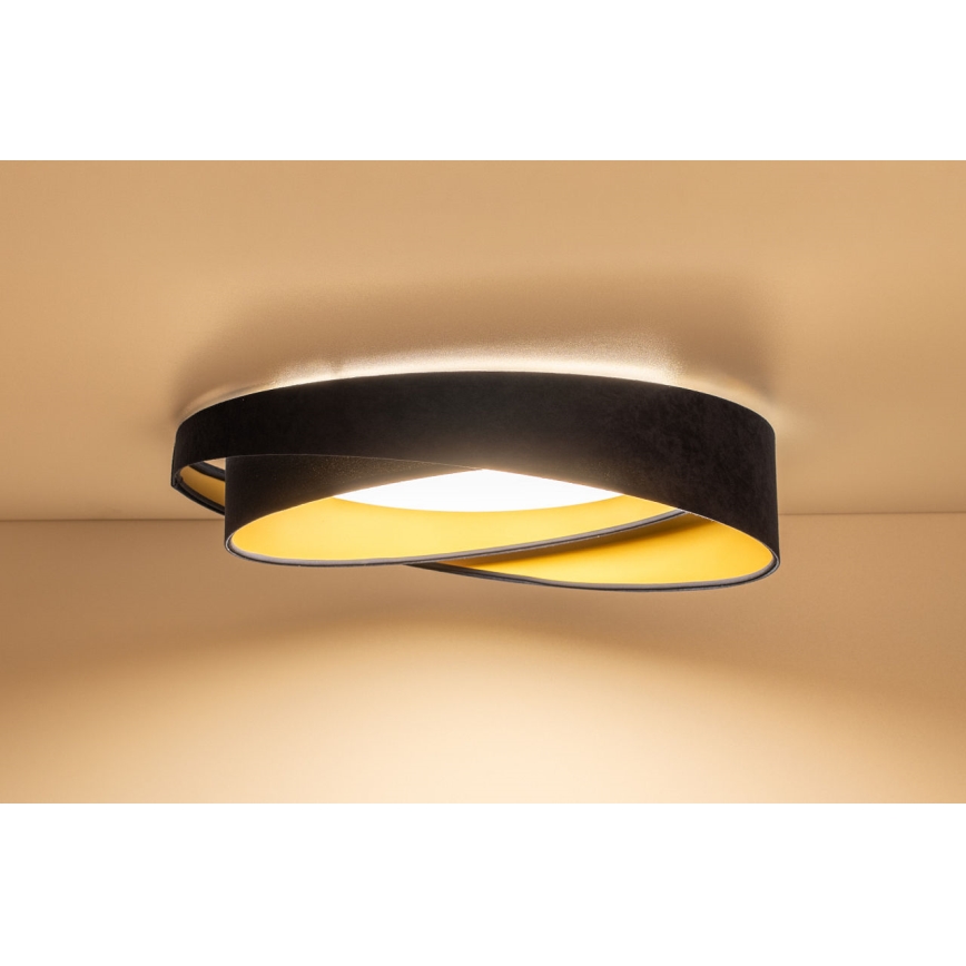 Φωτιστικό οροφής LED GALAXY MODERN LED/24W/230V διάμ. 55 cm μπλε/χρυσό