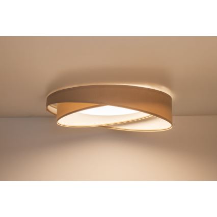 Φωτιστικό οροφής LED GALAXY MODERN LED/24W/230V, διάμ. 55 εκ., μπεζ/λευκό