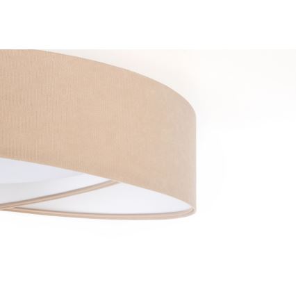 Φωτιστικό οροφής LED GALAXY MODERN LED/24W/230V, διάμ. 55 εκ., μπεζ/λευκό