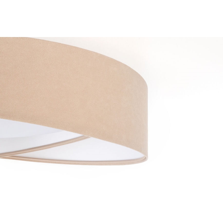 Φωτιστικό οροφής LED GALAXY MODERN LED/24W/230V, διάμ. 55 εκ., μπεζ/λευκό