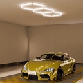 Φωτιστικό οροφής LED HEXAGON LED/128W/85-265V 4000K 248x97 cm CRI 90 IP54 λευκό