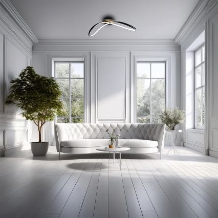 Φωτιστικό οροφής LED INFINITY LED/21W/230V μαύρο