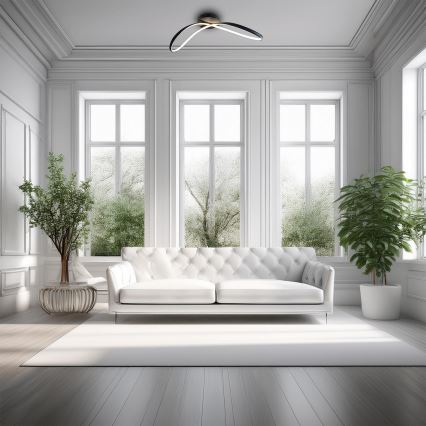 Φωτιστικό οροφής LED INFINITY LED/21W/230V μαύρο