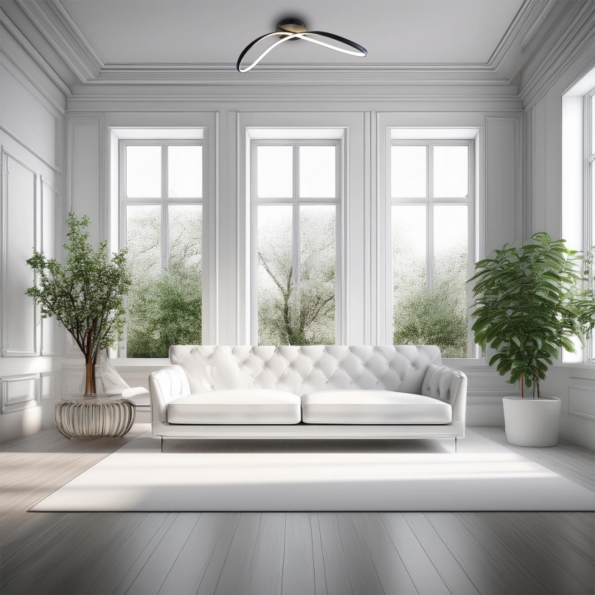 Φωτιστικό οροφής LED INFINITY LED/21W/230V μαύρο