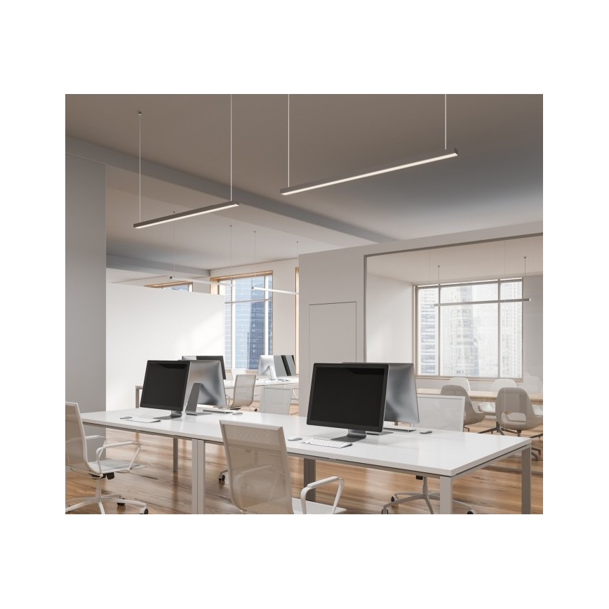LED φωτιστικό οροφής επιφανειακό/κρεμαστό KOLINE LED/40W/230V 3000/4000/6500K 120 cm λευκό