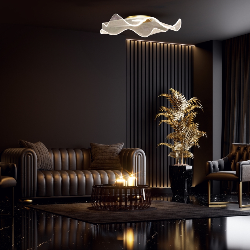 Φωτιστικό οροφής LED LARGO LED/16W/230V χρυσό