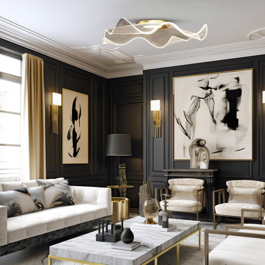 Φωτιστικό οροφής LED LARGO LED/16W/230V χρυσό