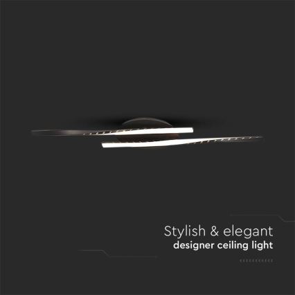 Φωτιστικό οροφής LED LED/12W/230V 3000K 94,5 cm μαύρο