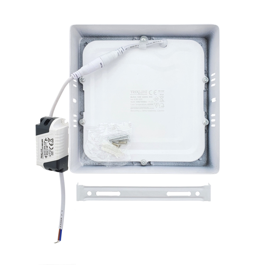 Φωτιστικό οροφής LED LED/12W/230V 4200K 16,3x16,3 cm λευκό