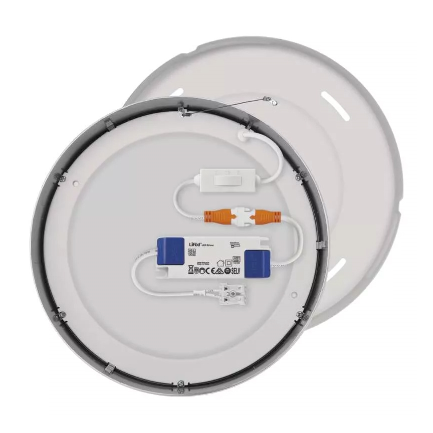 Φωτιστικό οροφής LED NEXXO LED/21W/230V 3000/3500/4000K διάμετρος 22,5 cm γυαλιστερό χρώμιο