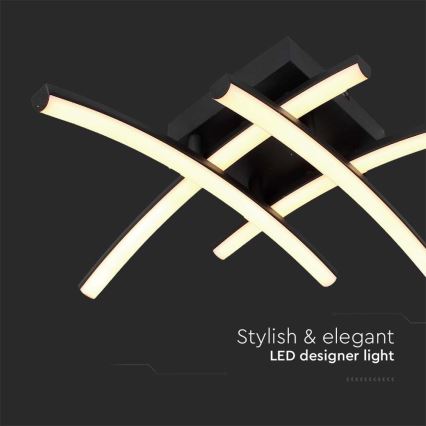 Φωτιστικό οροφής LED LED/24W/230V 3000K μαύρο