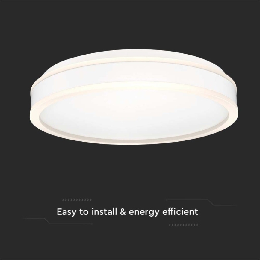 Φωτιστικό οροφής LED LED/24W/230V 4000K διάμετρος 45 cm λευκό