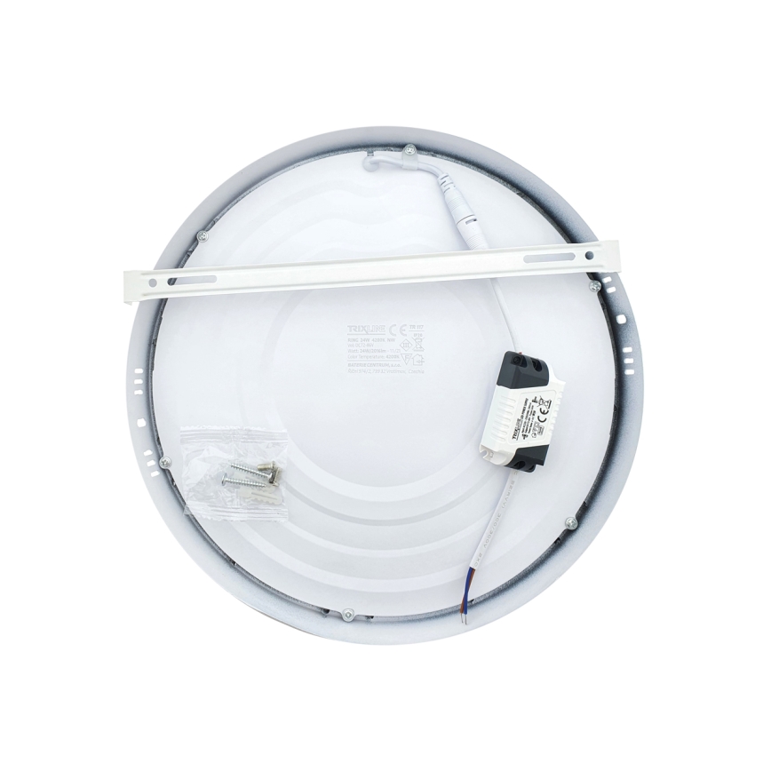 Φωτιστικό οροφής LED LED/24W/230V 4200K διάμετρος 28,5 cm λευκό