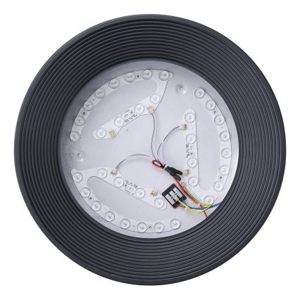 Φωτιστικό οροφής LED LED/30W/230V 3000K μαύρο διάμετρος 40 cm