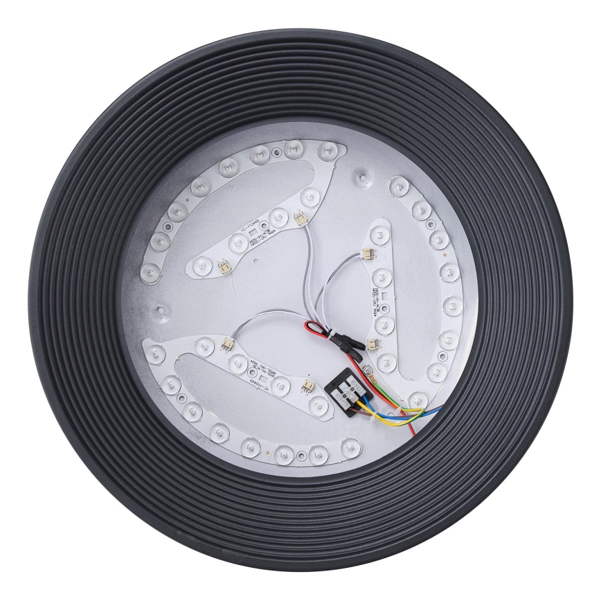 Φωτιστικό οροφής LED LED/30W/230V 3000K μαύρο διάμετρος 40 cm