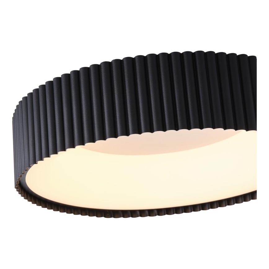 Φωτιστικό οροφής LED LED/30W/230V 3000K μαύρο διάμετρος 46 cm