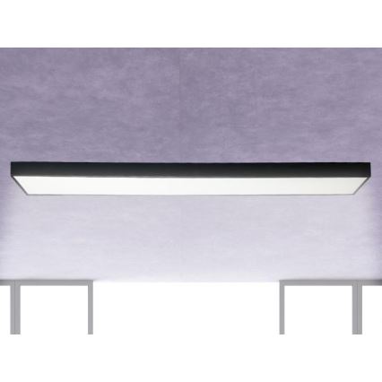 Φωτιστικό οροφής LED LED/32W/230V 4000K 120x13 cm μαύρο