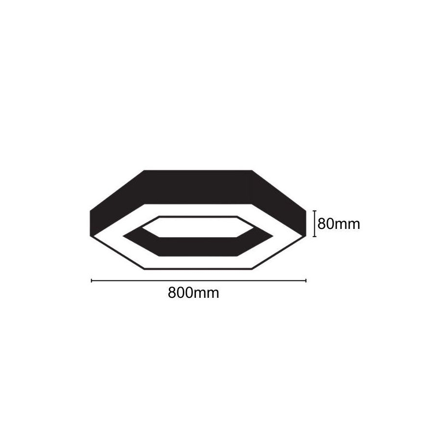 Φωτιστικό οροφής LED LED/40W/230V 4000K διάμετρος 80 cm