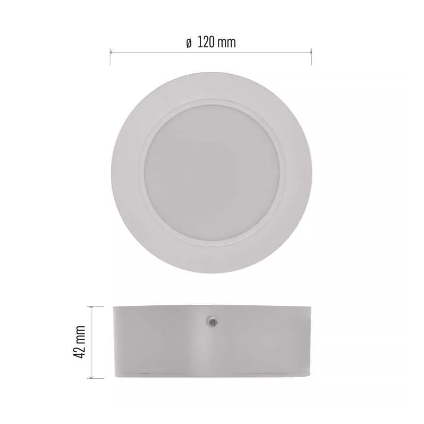 Φωτιστικό οροφής LED LED/9W/230V διάμετρος 12 cm λευκό