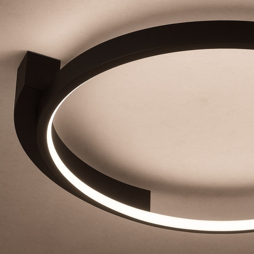 Φωτιστικό οροφής LED LUNA LED/18W/230V, διάμ. 42,5 cm, μαύρο