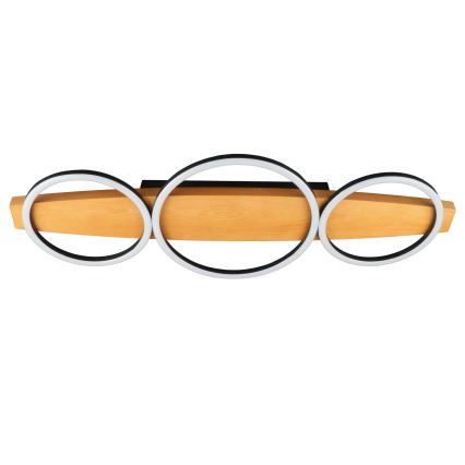 Φωτιστικό οροφής LED MELISA, 28W/230V, 26,5x70 cm, πεύκο