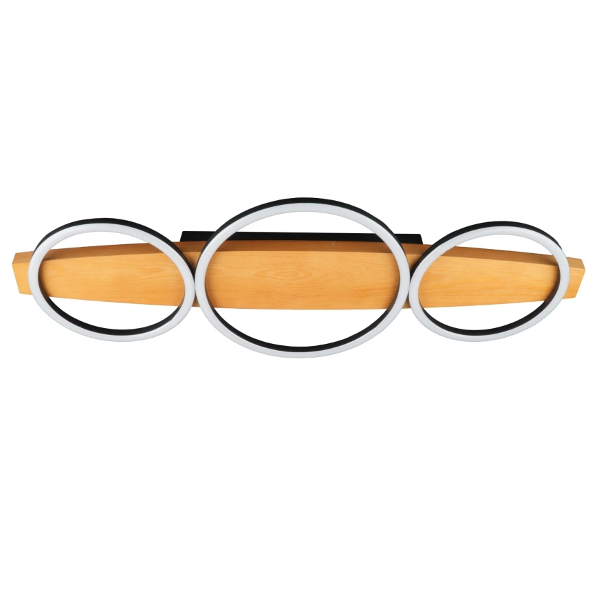 Φωτιστικό οροφής LED MELISA, 28W/230V, 26,5x70 cm, πεύκο