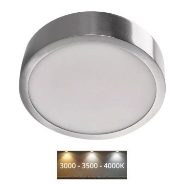 Φωτιστικό οροφής LED NEXXO LED/12,5W/230V 3000/3500/4000K διάμετρος 17 cm ματ χρώμιο