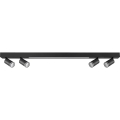 Φωτιστικό οροφής LED ΠΑΡΙΣΙ LED/24W/230V + 4xGU10/10W μαύρο
