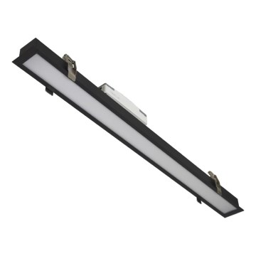 Φωτιστικό οροφής LED REDOM LED/24W/230V 4000K 60 cm μαύρο