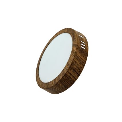 Φωτιστικό οροφής LED RING LED/12W/230V 4200K διάμετρος 16 cm καφέ