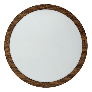 Φωτιστικό οροφής LED RING LED/18W/230V 4200K διάμετρος 21 cm καφέ