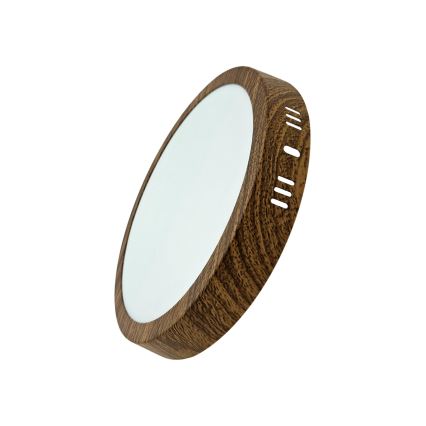 Φωτιστικό οροφής LED RING LED/18W/230V 4200K διάμετρος 21 cm καφέ