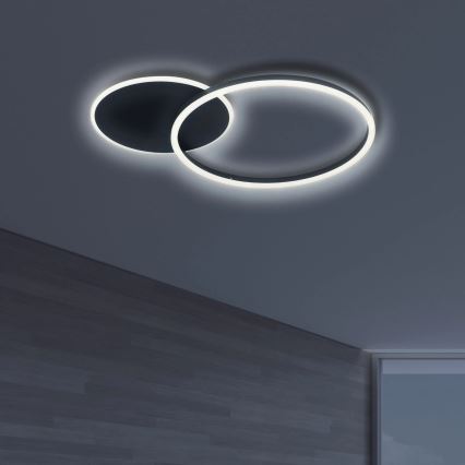 Φωτιστικό οροφής LED ROMAN LED/33W/230V 4000K μαύρο