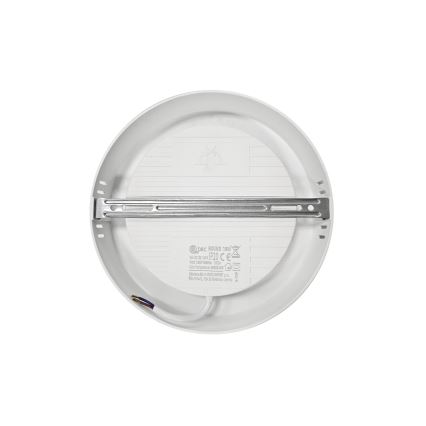 Φωτιστικό οροφής LED ROUND LED/18W/230V 4000K διάμετρος 21,5 cm λευκό