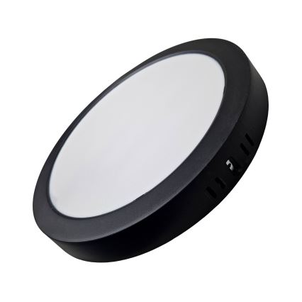 Φωτιστικό οροφής LED ROUND LED/24W/230V 4000K διάμετρος 28,8 cm μαύρο