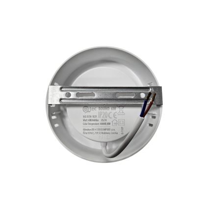 Φωτιστικό οροφής LED ROUND LED/6W/230V 4000K διάμετρος 12,1 cm λευκό