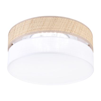 LED φωτιστικό οροφής SIRJA BOHO LED/20W/230V 4000K διάμ. 35 cm μπεζ/λευκό