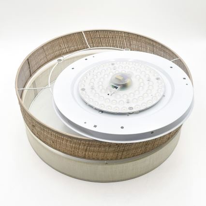 LED φωτιστικό οροφής SIRJA BOHO LED/36W/230V 4000K Ø 45 cm μπεζ/κρεμ