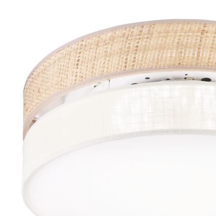 LED φωτιστικό οροφής SIRJA BOHO LED/36W/230V 4000K Ø 45 cm μπεζ/κρεμ