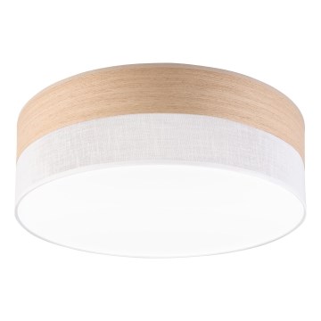 Φωτιστικό οροφής LED SIRJA WOOD LED/36W/230V διάμετρος 45 cm λευκό/δρυς